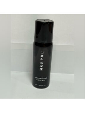 Morphe Mini Continuous Setting Mist 1.3 Oz NEW - Black $13